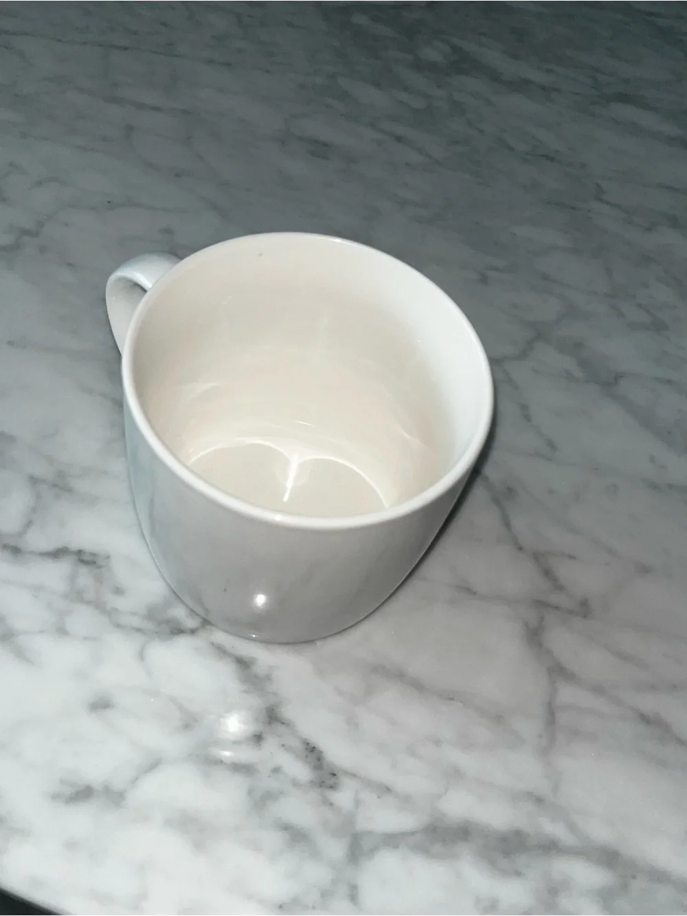 Starbucks fill your cup mug white gold